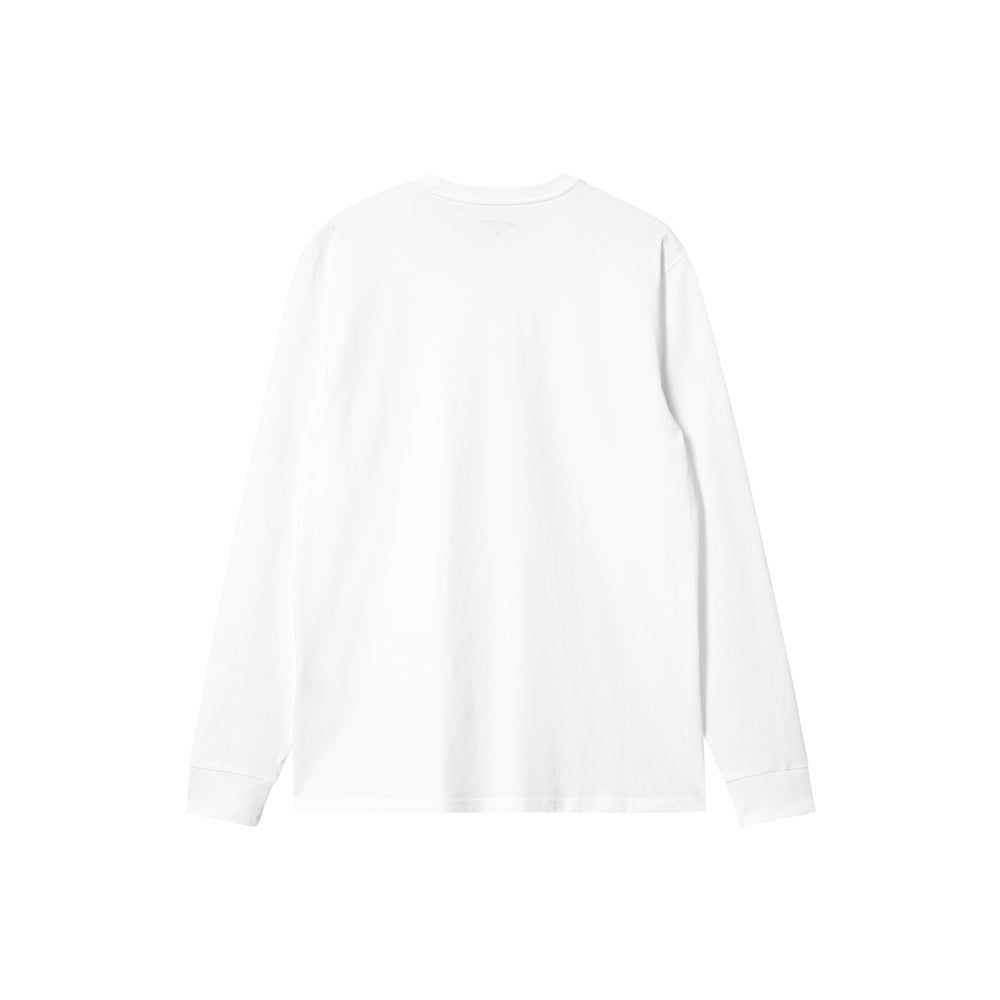 L/S Pocket T-Shirt (White)