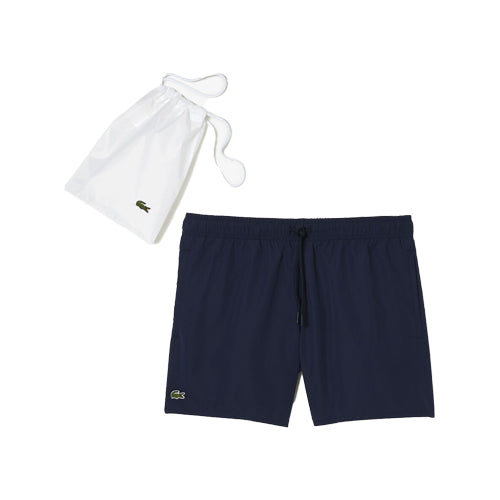 Swim Trunks (Navy Blue/Green)