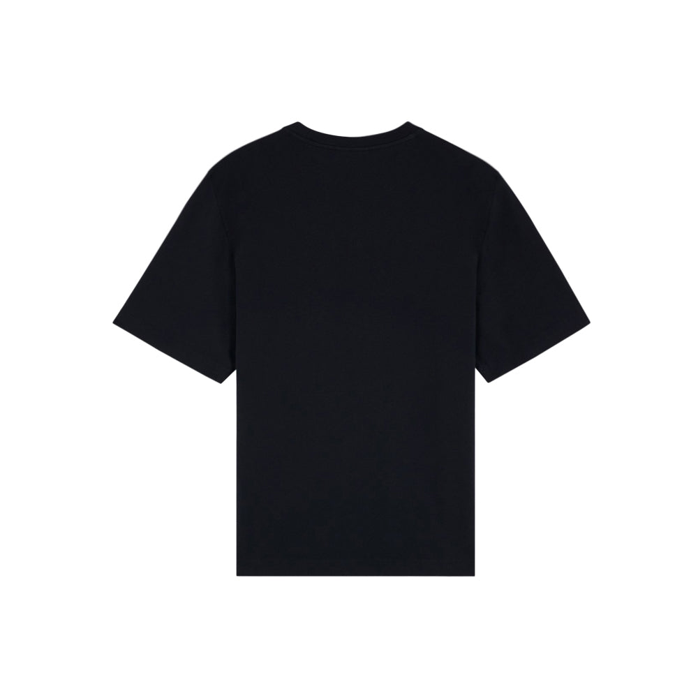 Bold Fox Head Patch Oversize Tee Shirt (Black)