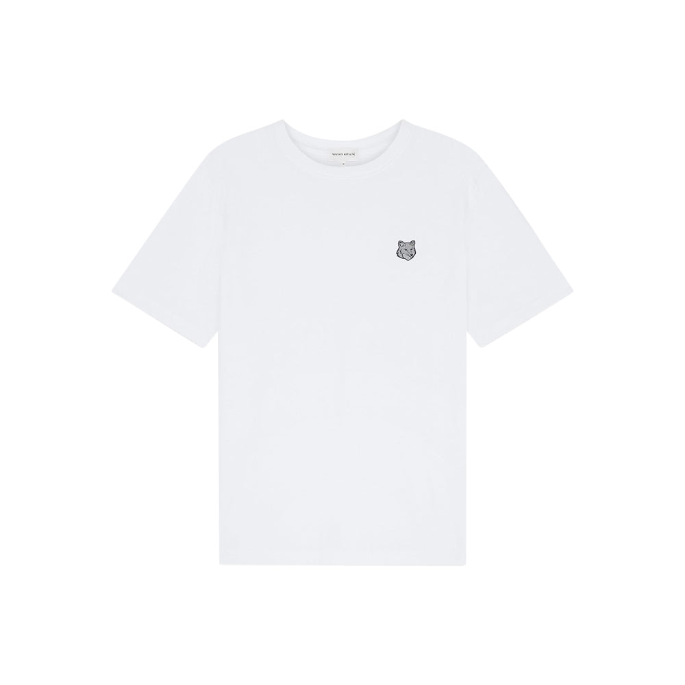 Bold Fox Head Patch Comfort Tee Shirt (White)