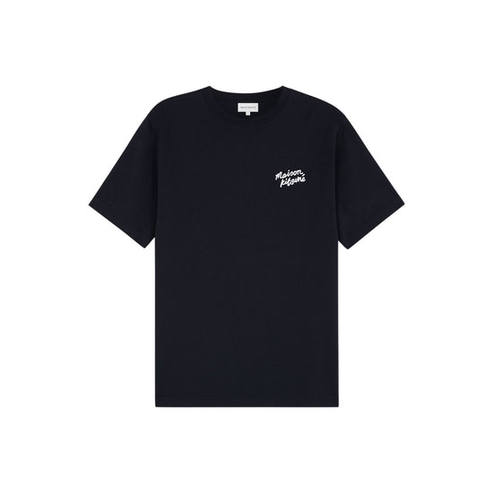 Maison Kitsune Handwriting Comfort Tee Shirt (Black/White)