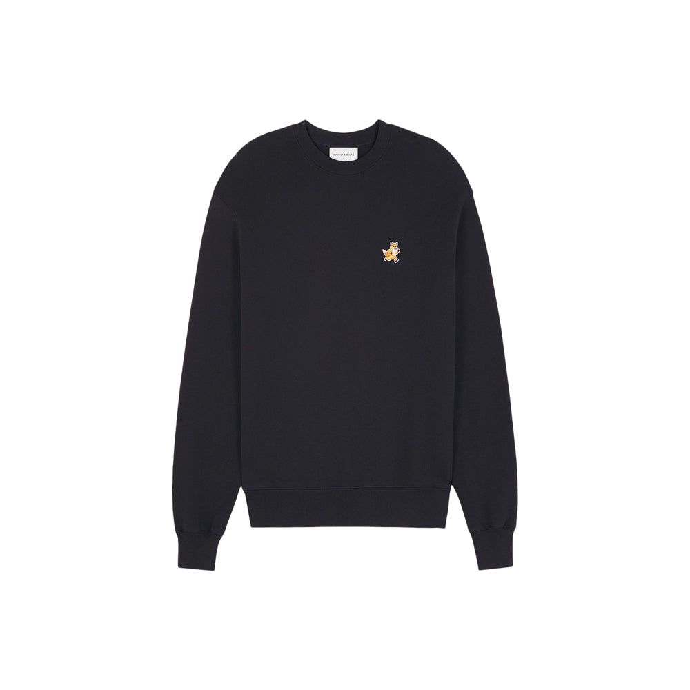 Speedy Fox Patch Comfort Sweatshirt (Black)
