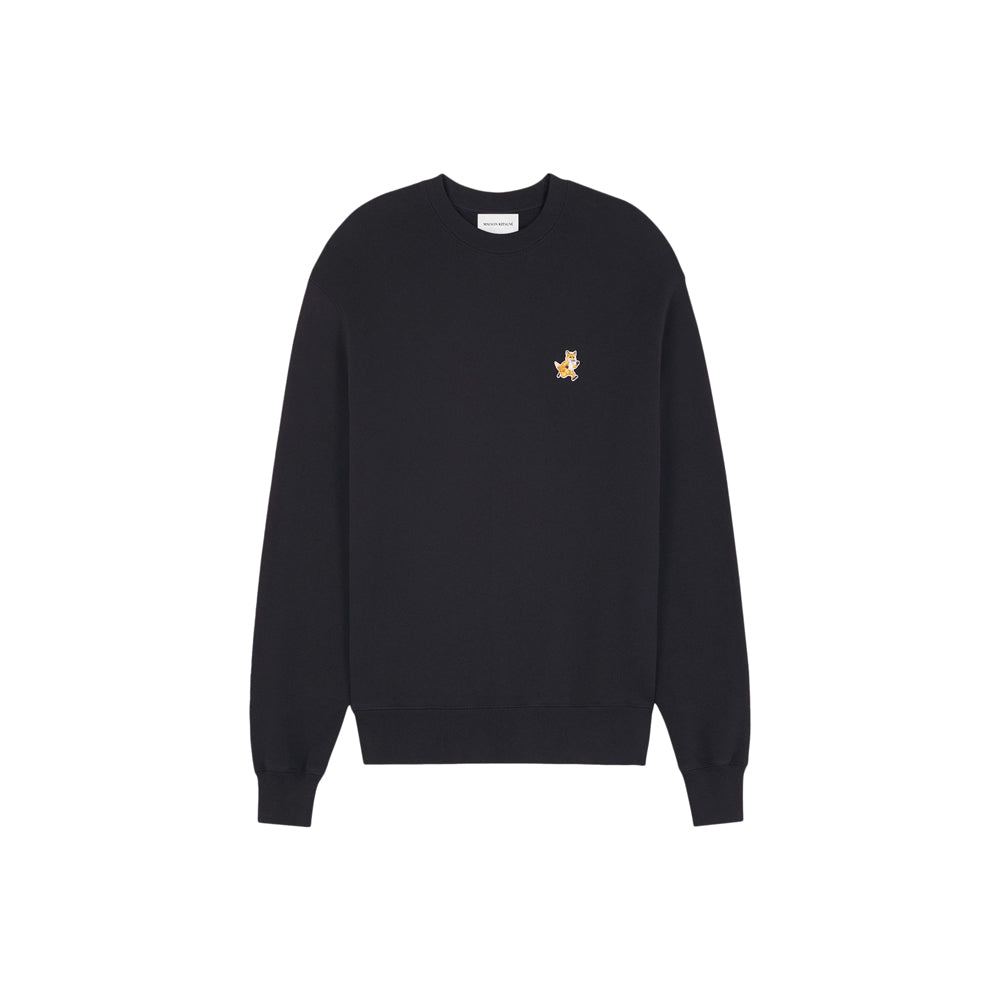 Speedy Fox Patch Comfort Sweatshirt (Black)