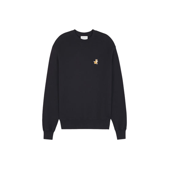 Speedy Fox Patch Comfort Sweatshirt (Black)