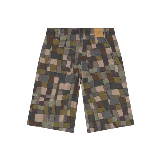 Workwear Shorts (Camo Check)