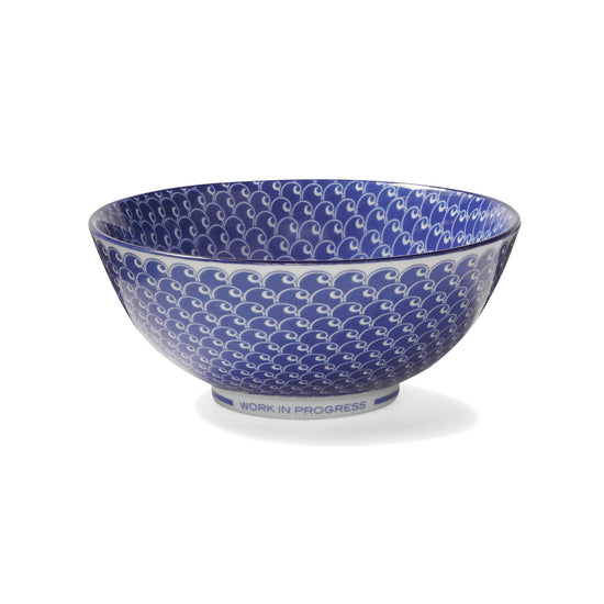 Noodle Bowl (White/Blue)