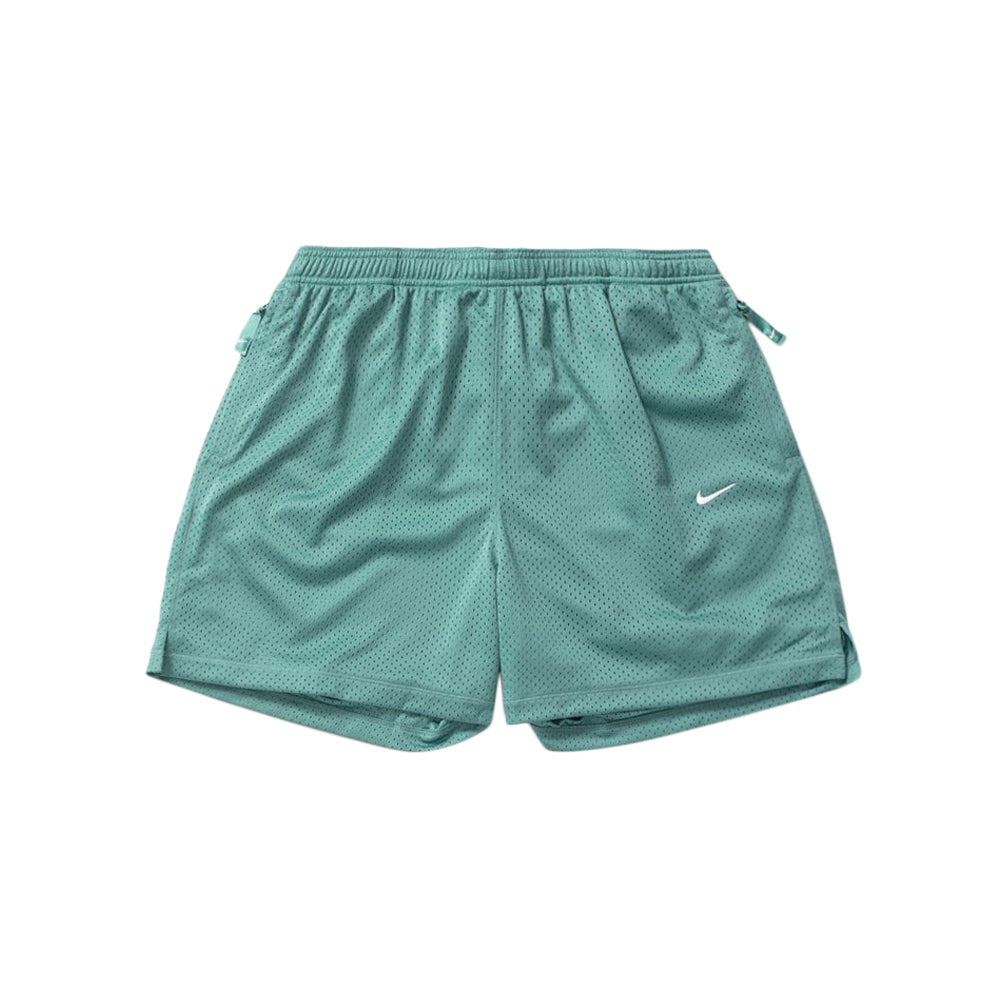 Solo Swoosh Mesh Short (Bicoastal/White)