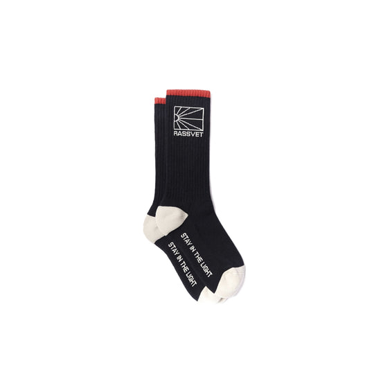 Logo Socks Knit (Black)