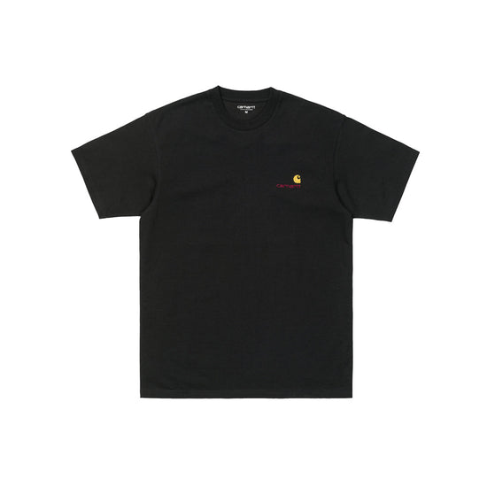 S/S American Script T-Shirt (Black)