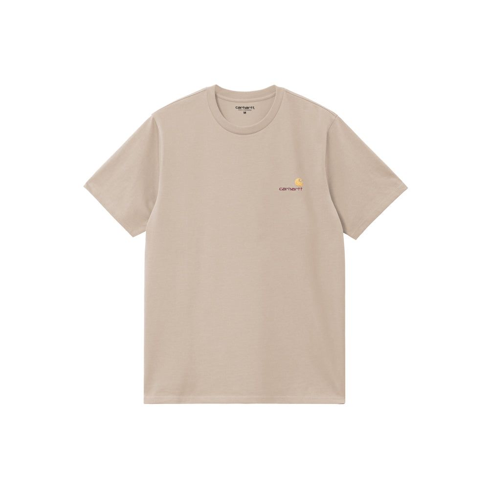 S/S American Script T-Shirt (Fleur De Sel)