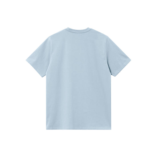 S/S American Script T-Shirt (frosted blue)