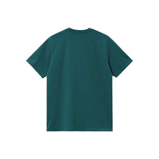 S/S American Script T-Shirt (Malachite)
