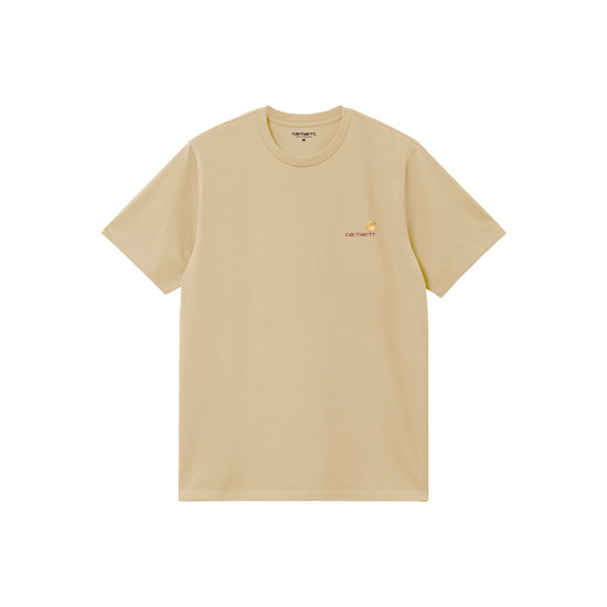 S/S American Script T-Shirt (rattan)