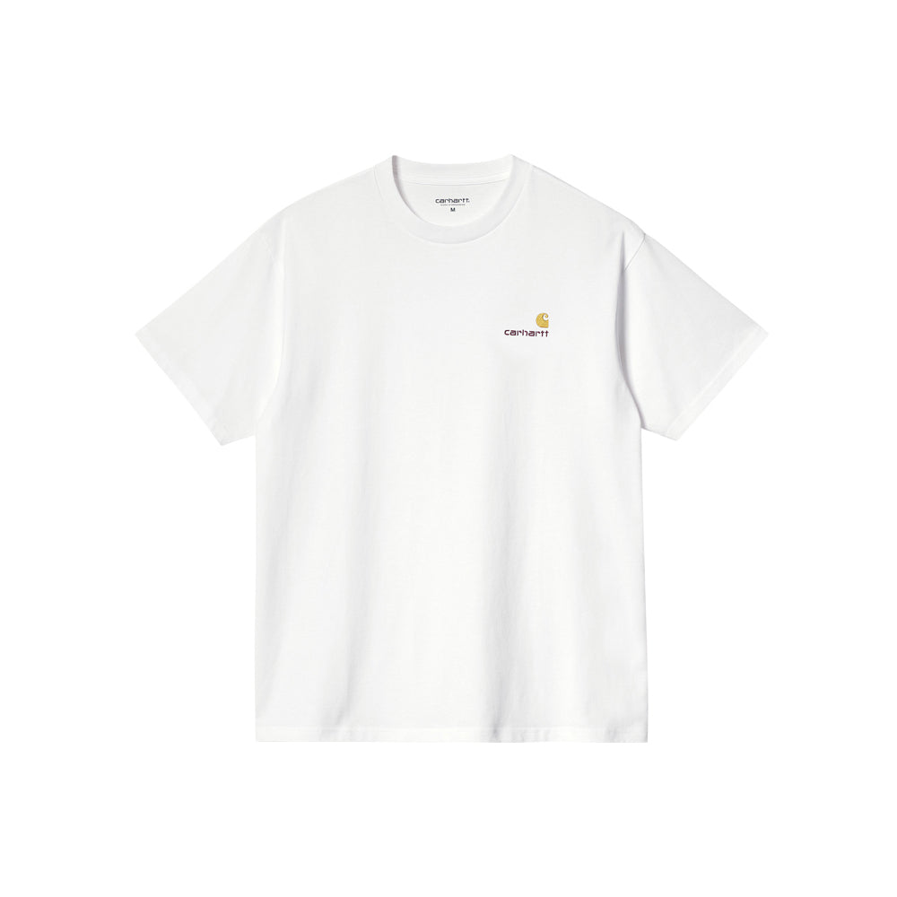 S/S American Script T-Shirt (White)