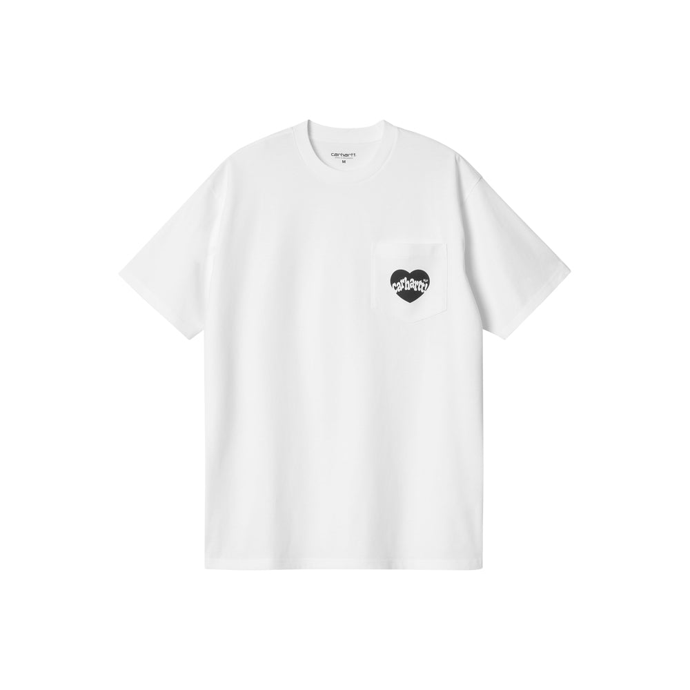 S/S Amour Pocket T-Shirt (White/Black)