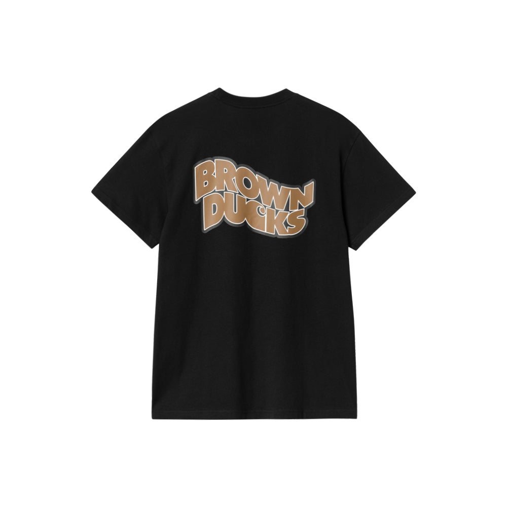 S/S Brown Ducks T-Shirt (Black)