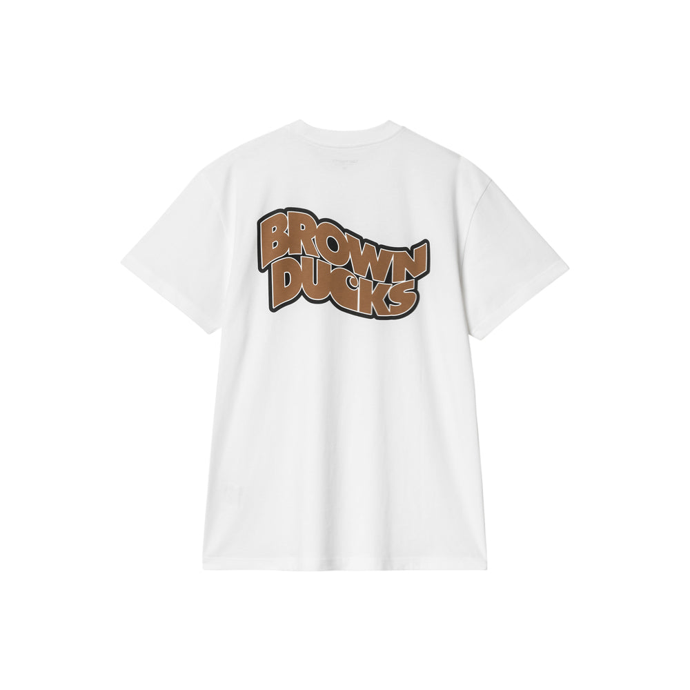 S/S Brown Ducks T-Shirt (White)