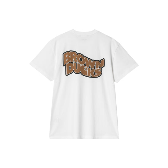 S/S Brown Ducks T-Shirt (White)