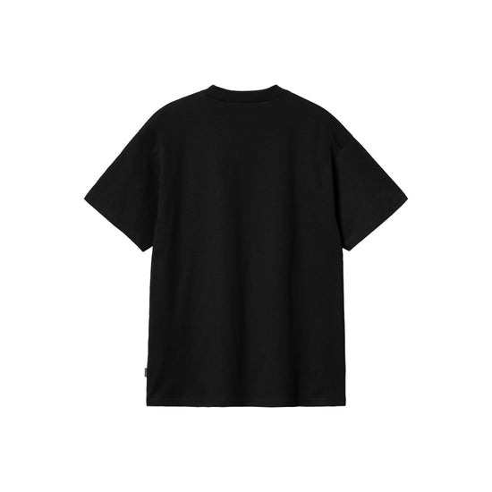 S/S Heart Train Pocket T-Shirt (Black)