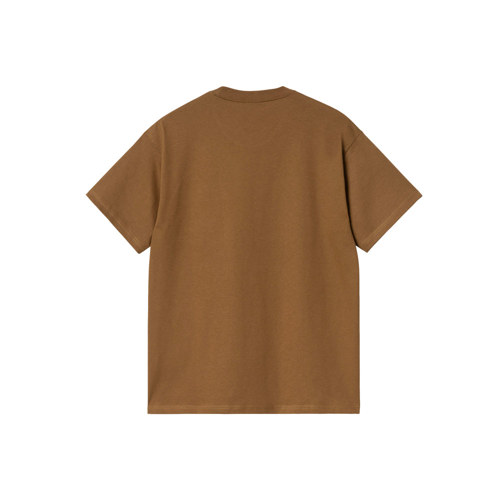 S/S Heart Train Pocket T-Shirt (Hamilton Brown)