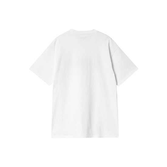 S/S Label Script T-Shirt (White)