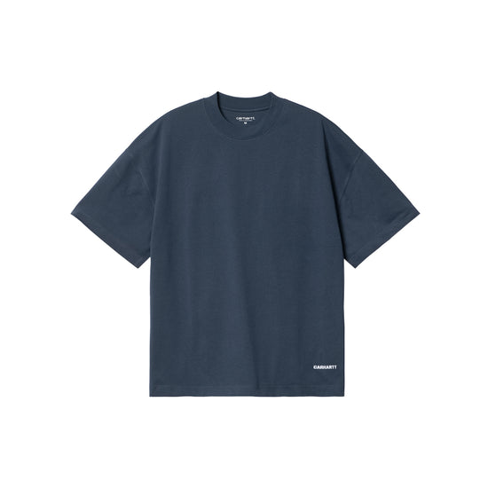 S/S Link Script T-Shirt (blue/white)