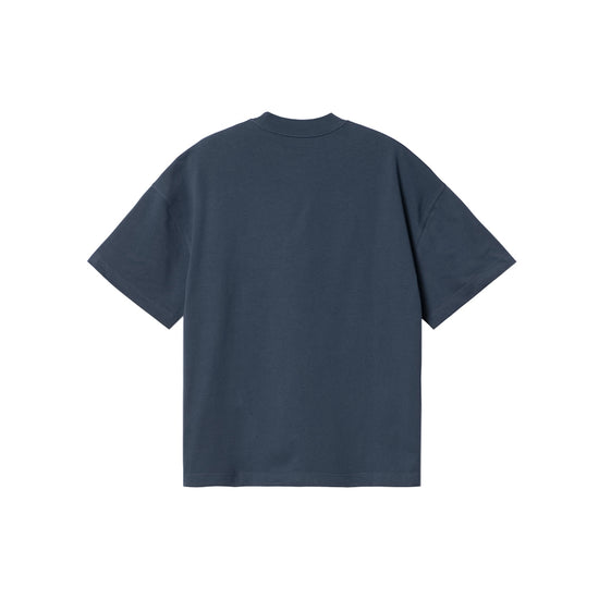 S/S Link Script T-Shirt (blue/white)