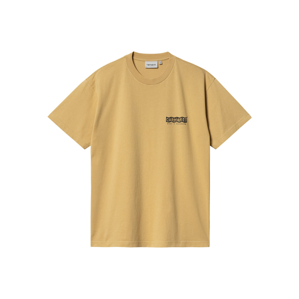 Carhartt WIP S/S Stamp T-Shirt (Bourbon/Black Stone Washed) – Concepts ...