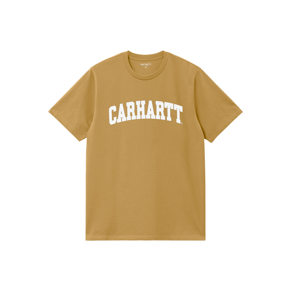 S/S University T-Shirt (bourbon/white)