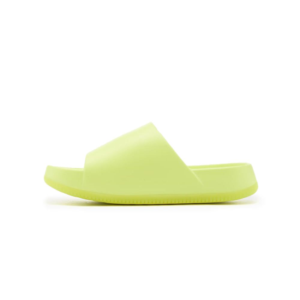 Lime green nike slides hotsell