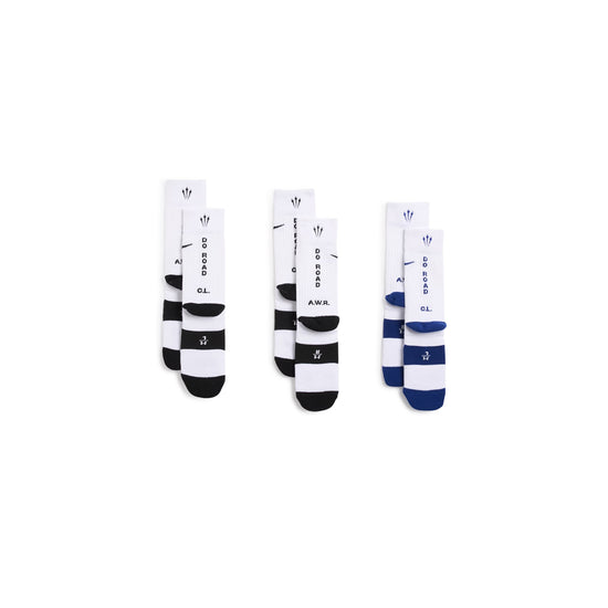 Nike x NOCTA x L'art de l'automobile Racing 3PK Crew Socks (White)