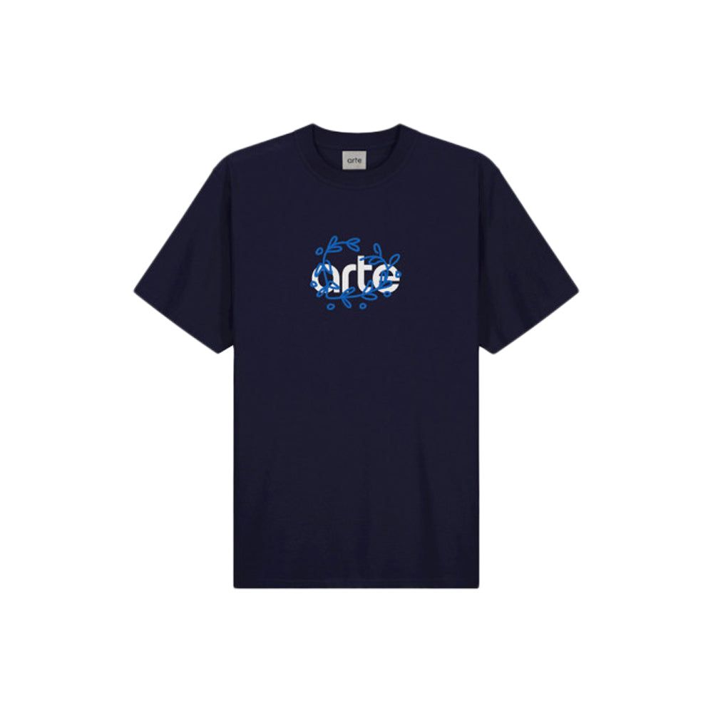 تي شيرت تيو آرتي بتصميم أمامي (باللون البحري)
