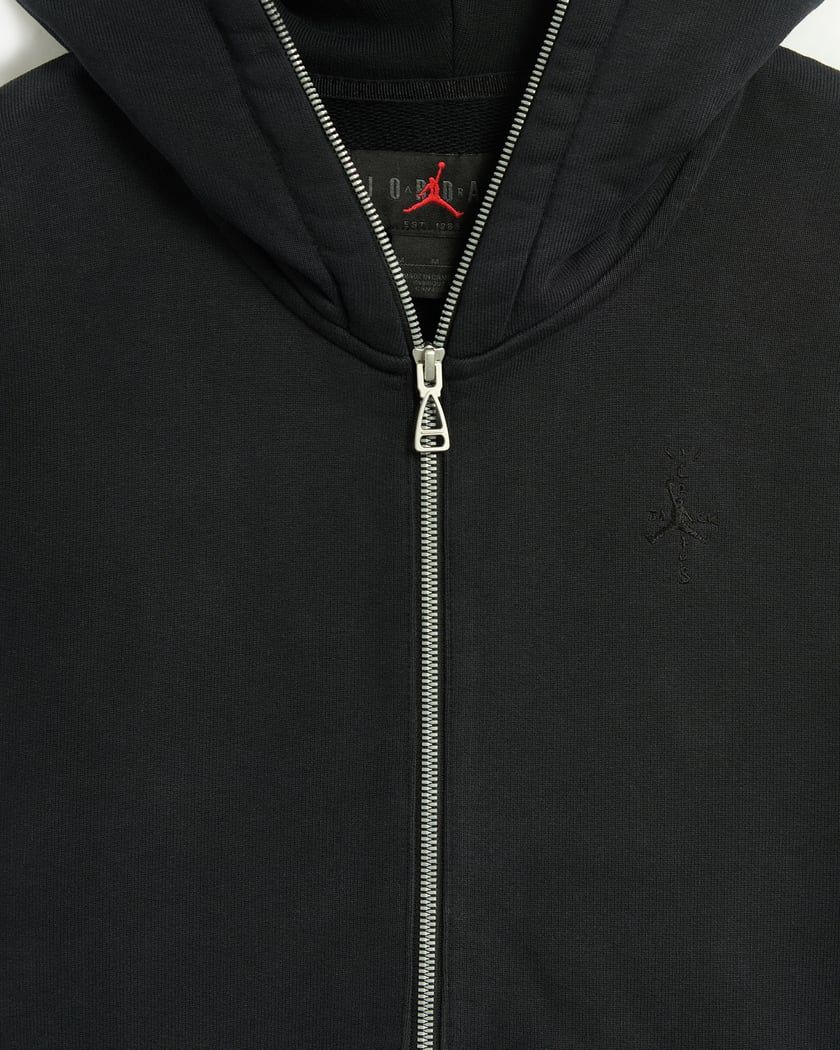 Jordan x Travis Scott Jumpman Jack FZ هودي (أسود)