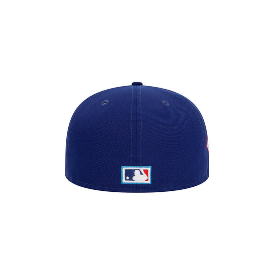 Texas Rangers MLB Cooperstown Pin Badge 59FIFTY Retro Crown Fitted (Blue)