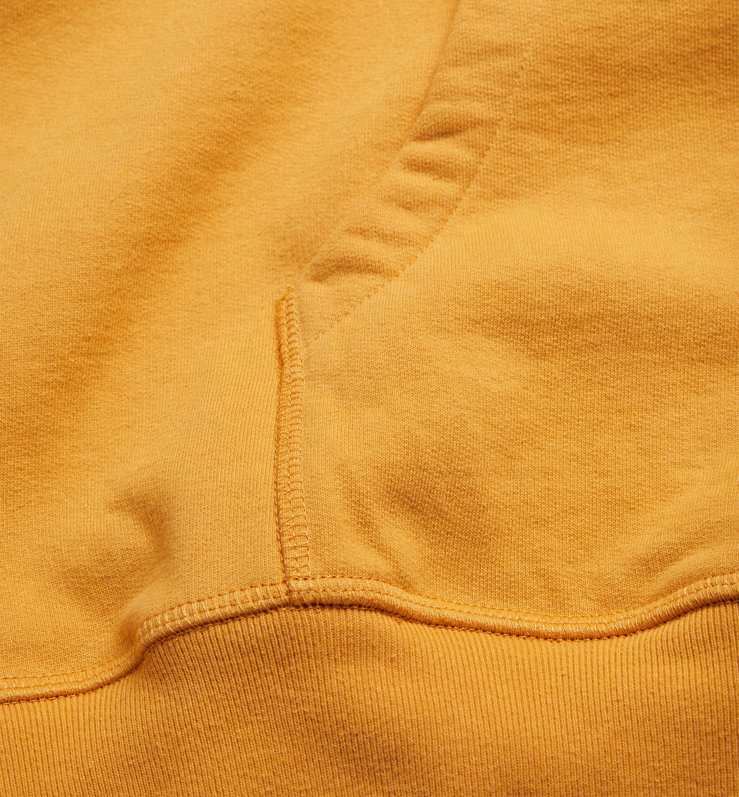anxious dog hooded sweatshirt (gold yellow)