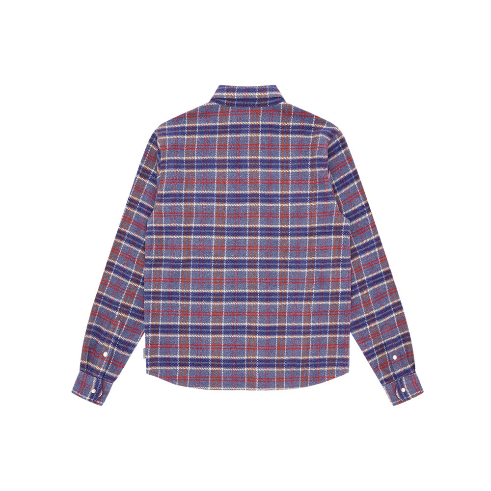 Purple shop checkered shirt