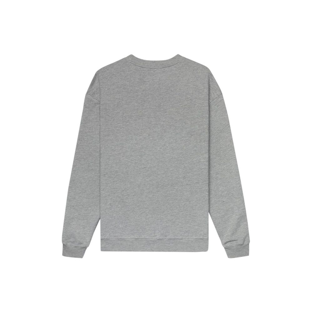 Concepts Leather Patch Crewneck (Heather Grey)