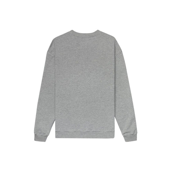 Concepts Leather Patch Crewneck (Heather Grey)