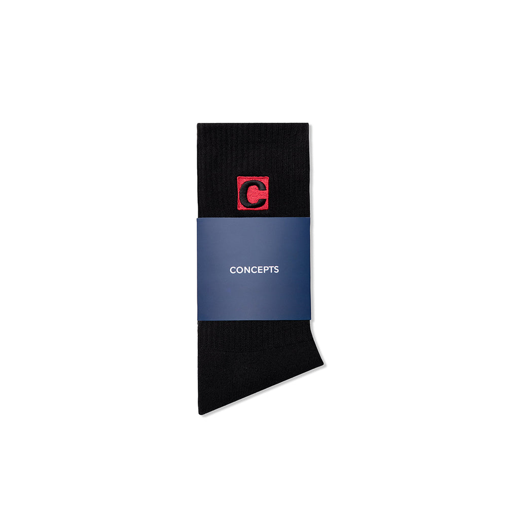 Random "C" Socks (Black/White)