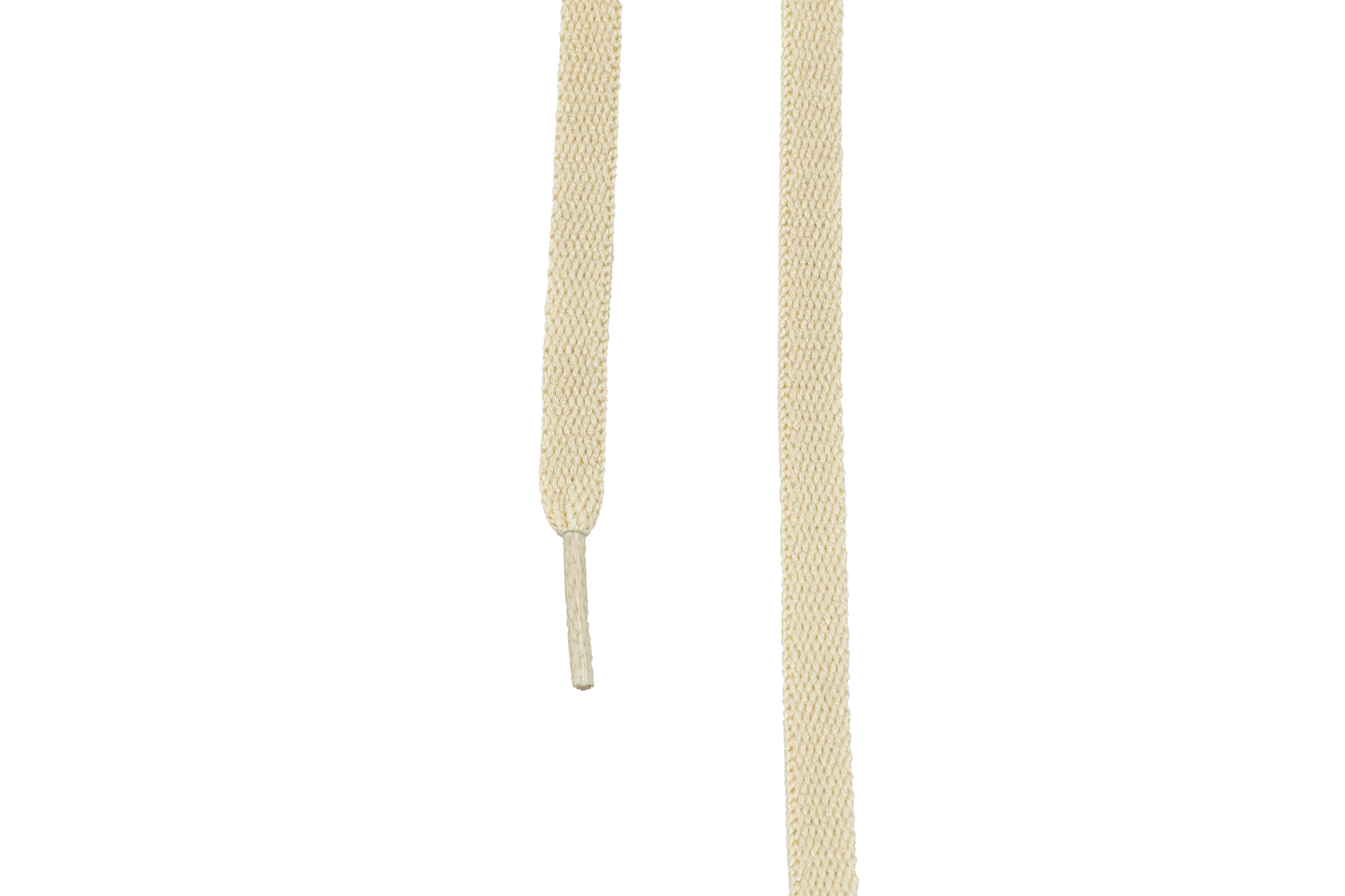 رباط حذاء مسطح (بيج)