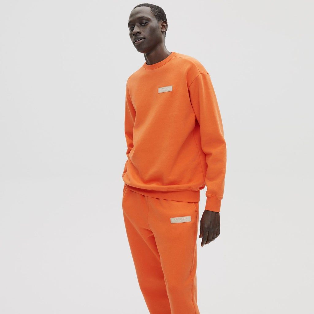 Concepts Leather Patch Sweatpant (Orange)