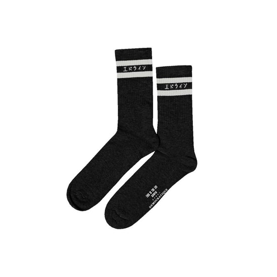 Edwin x Democratique Tube Sock (Black)