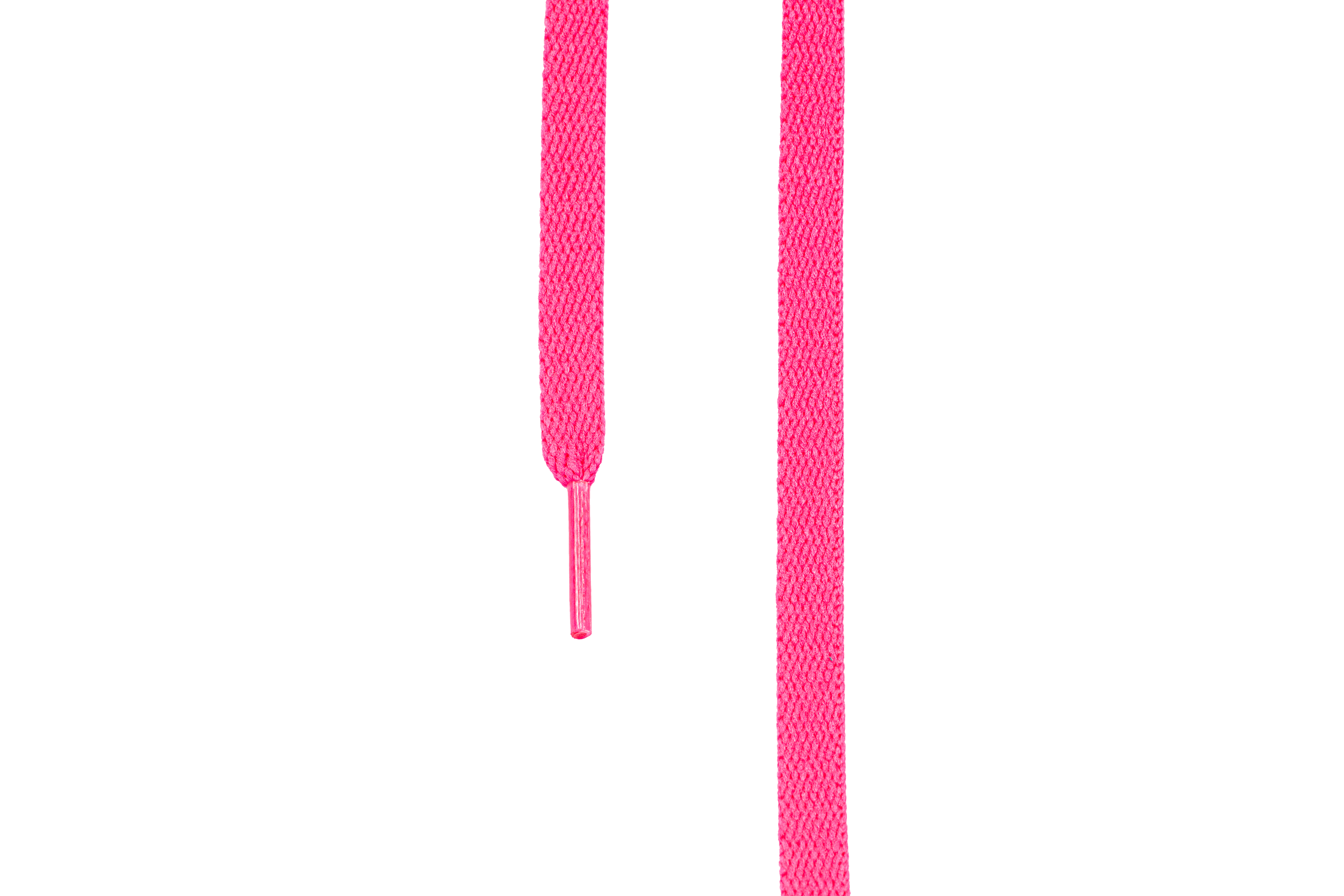 رباط حذاء مسطح (زهري)