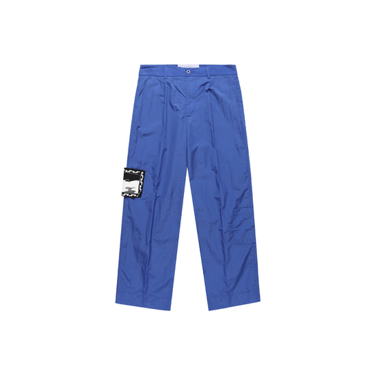 Outlook Pleated Nylon Pant (Blue)