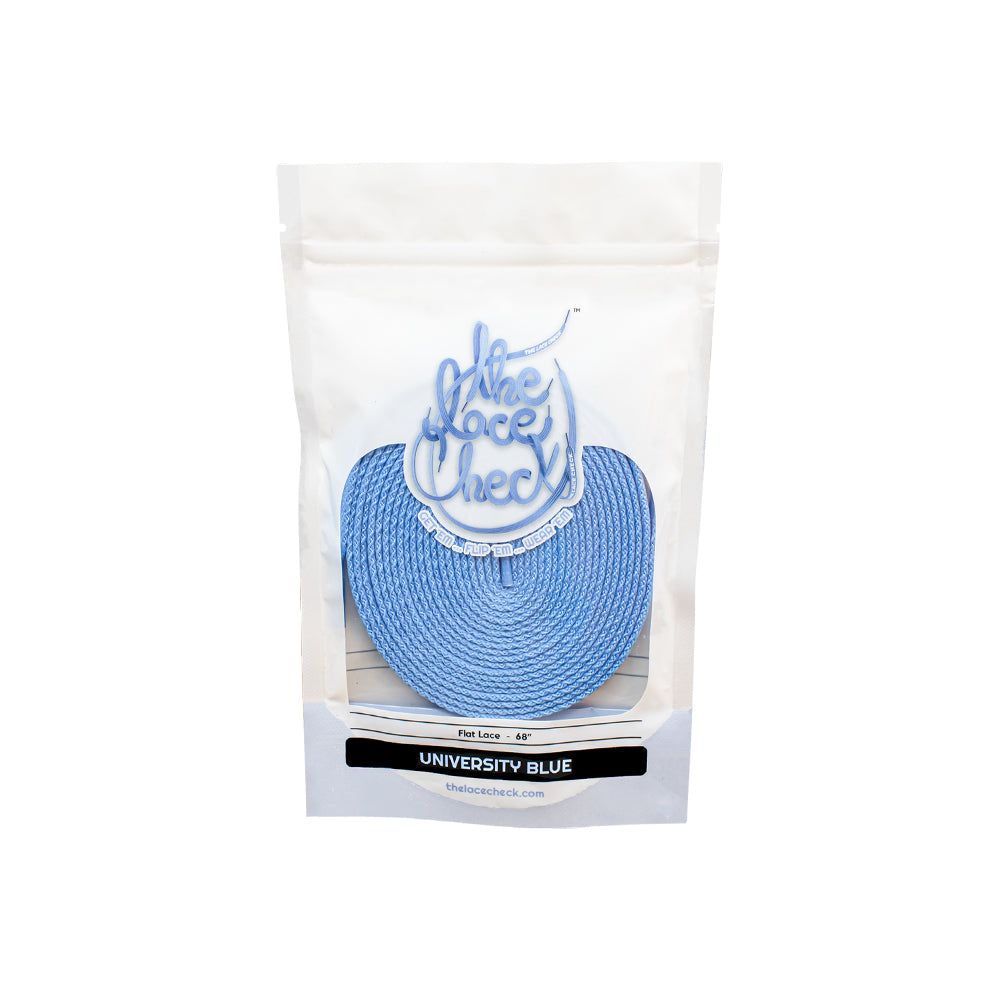 رباط حذاء مسطح (ازرق)