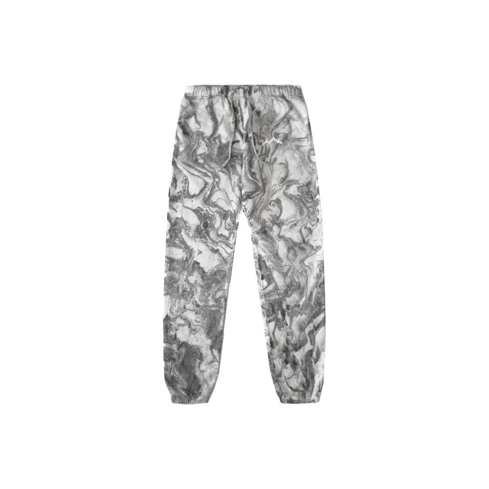 White and grey discount tie dye sweatpants