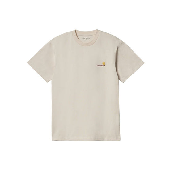 تي شيرت S/S American Script (طبيعي)