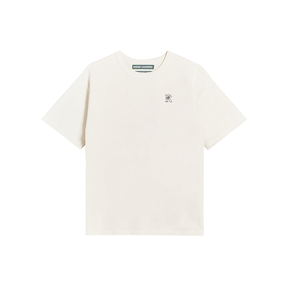 Mini R Logo T-Shirt (Vintage White)